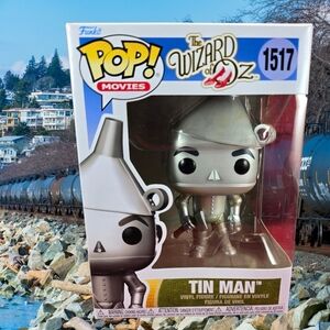 Tin man funko # 1517 (nib) with pop protector